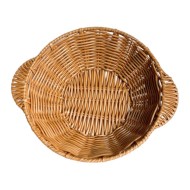 Cesto 24cm Rattan Sintético Com Alça Claro Mimo Style